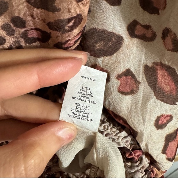 Ramy Brook New York Leopard Print Sleeveless Top Size Large - Picture 9 of 13